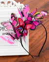 Handmade Blue Butterfly Headband