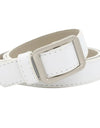 Adjustable Circle Button Leather Belt - Fashion Damsel
