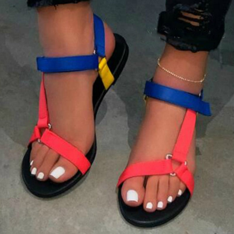 Gladiator Foam Sole Platform Sandals - Fashion Damsel