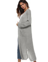 Long Cardigan Thick Kimono Long Sleeve Sweater - Fashion Damsel