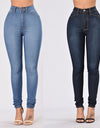 Elastic Skinny Jeans - Fashion Damsel