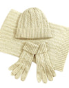 Knitted Autumn Scarf Hat & Glove Set - Fashion Damsel