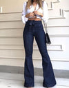 High Waist Bell-Bottom Jeans