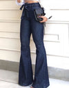 High Waist Bell-Bottom Jeans