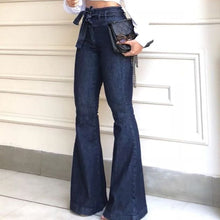 Load image into Gallery viewer, High Waist Bell-Bottom Jeans
