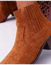 Suede Pointed Toe Chelsea Boots - Fashion Damsel