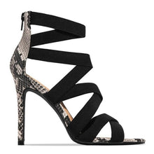 სურათის ჩატვირთვა გალერეის მნახველში, Snake High Heels Sandals - Fashion Damsel
