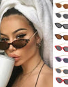 High Quality UV400 Narrow Cat Eye Sunglasses - Fashion Damsel