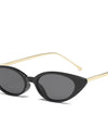 High Quality UV400 Narrow Cat Eye Sunglasses - Fashion Damsel