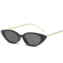 將圖片載入圖庫檢視器 High Quality UV400 Narrow Cat Eye Sunglasses - Fashion Damsel
