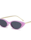 High Quality UV400 Narrow Cat Eye Sunglasses - Fashion Damsel