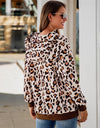 Autumn/Winter Leopard  Fleece Hooded Sweatshirt - Fashion Damsel