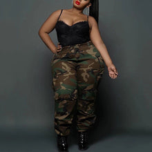 Load image into Gallery viewer, 4xl 5xl Plus Size Camouflage Print Pants
