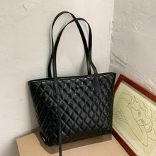 将图片加载到图库查看器，Large Capacity Leather Top-handle Tote Bag - Fashion Damsel
