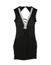 Elegant Sexy Deep V- Neck Sequin Bandage Dress
