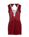 Elegant Sexy Deep V- Neck Sequin Bandage Dress
