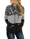 Small-3XL Leopard Splicing Tops For Women Oversized Long Sleeve Hooded Shirt - Fashion Damsel