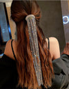 Long Tassel Full Rhinestone Hairpins for Women