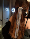 Long Tassel Full Rhinestone Hairpins for Women
