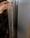 Long Tassel Full Rhinestone Hairpins for Women