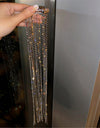 Long Tassel Full Rhinestone Hairpins for Women