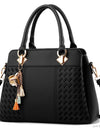 Top-Handle Embroidery Cross body Bag - Fashion Damsel