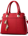 Top-Handle Embroidery Cross body Bag - Fashion Damsel