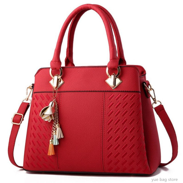 Top-Handle Embroidery Cross body Bag - Fashion Damsel