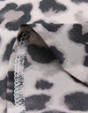 Plus Size High Low Leopard Blouse Loose Top Pullover - Fashion Damsel