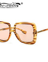 Retro Vintage Square Oversized Sunglasses - Fashion Damsel