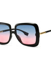 Retro Vintage Square Oversized Sunglasses - Fashion Damsel