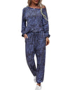 Women Leopard Print 2-Piece Tracksuit Set - Fashion Damsel
