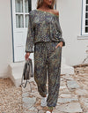 Women Leopard Print 2-Piece Tracksuit Set - Fashion Damsel