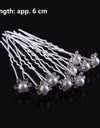 50/20 pcs/pack Women Flowers Hairpin Stick