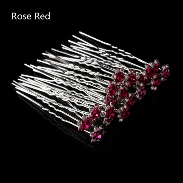 50/20 pcs/pack Women Flowers Hairpin Stick