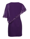 Plus Size Sexy Chiffon Sequins Dress - Fashion Damsel