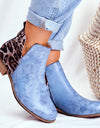 Zip-Up Leather Ankle Boots - Fashion Damsel