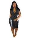 Washed ripped jean Vintage Dress - Fashion Damsel