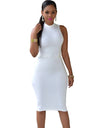 Back Hollow Out Sleeveless Summer Dress
