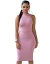 Back Hollow Out Sleeveless Summer Dress