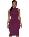 Back Hollow Out Sleeveless Summer Dress
