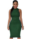 Back Hollow Out Sleeveless Summer Dress