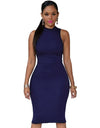 Back Hollow Out Sleeveless Summer Dress