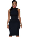 Back Hollow Out Sleeveless Summer Dress