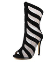 Sexy Mesh Gauze High Heels