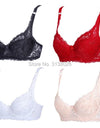 Ladies  3/4 Cup Padded transparent Brassiere Bras