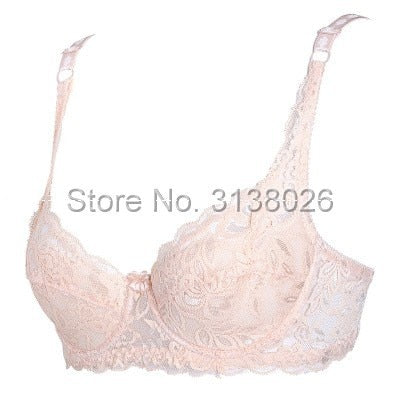 Ladies  3/4 Cup Padded transparent Brassiere Bras