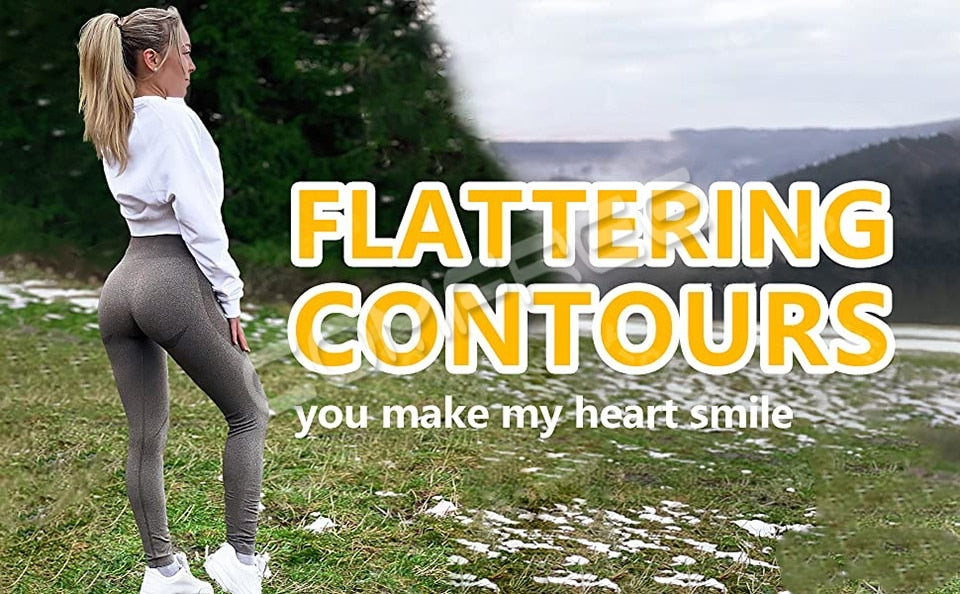 High Waist Hip Push Up Butt Lifting Workout Leggings - Fashion Damsel