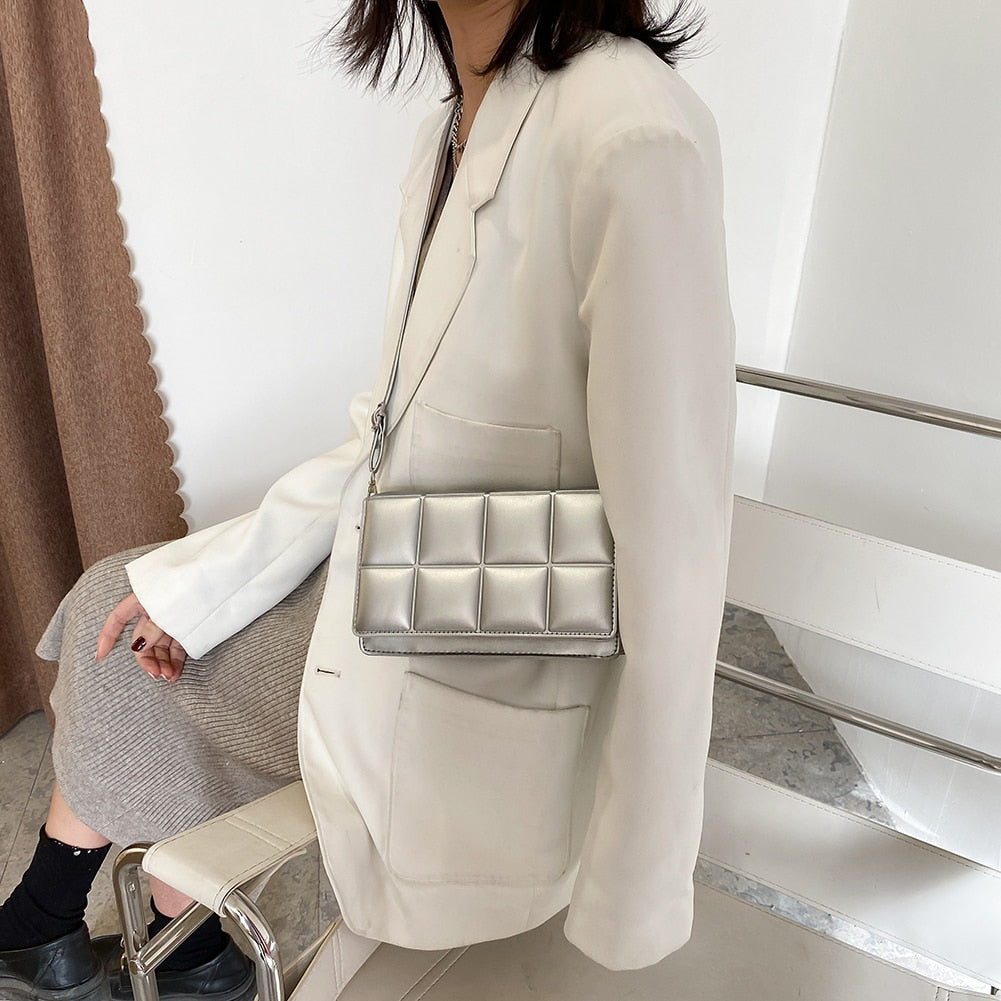 Lattice Casual Cross body Handbag - Fashion Damsel