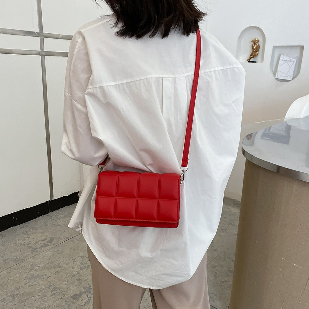 Lattice Casual Cross body Handbag - Fashion Damsel